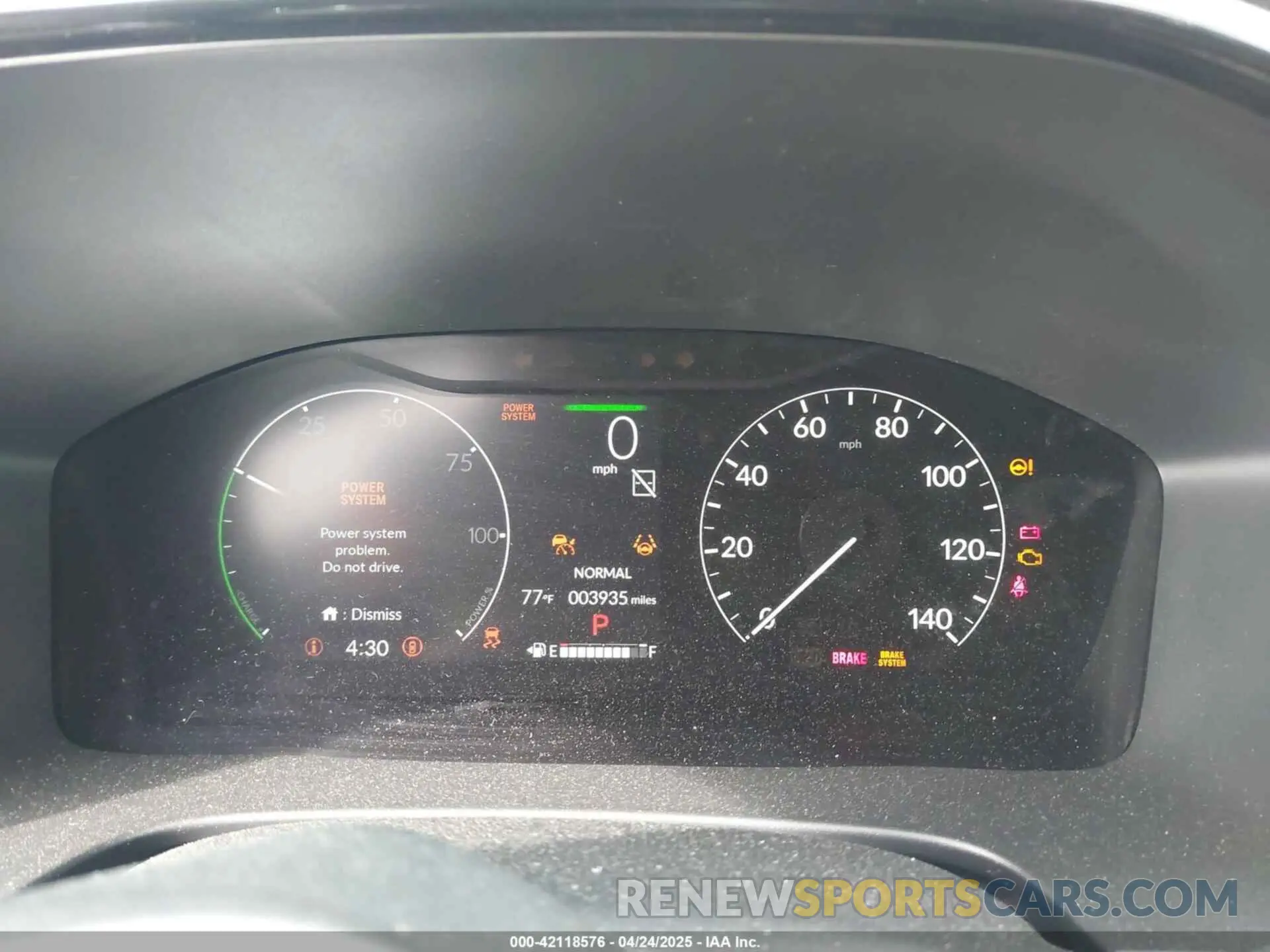 7 Фотография поврежденного автомобиля 5J6RS6H81SL028240 HONDA CR-V HYBRID 2025