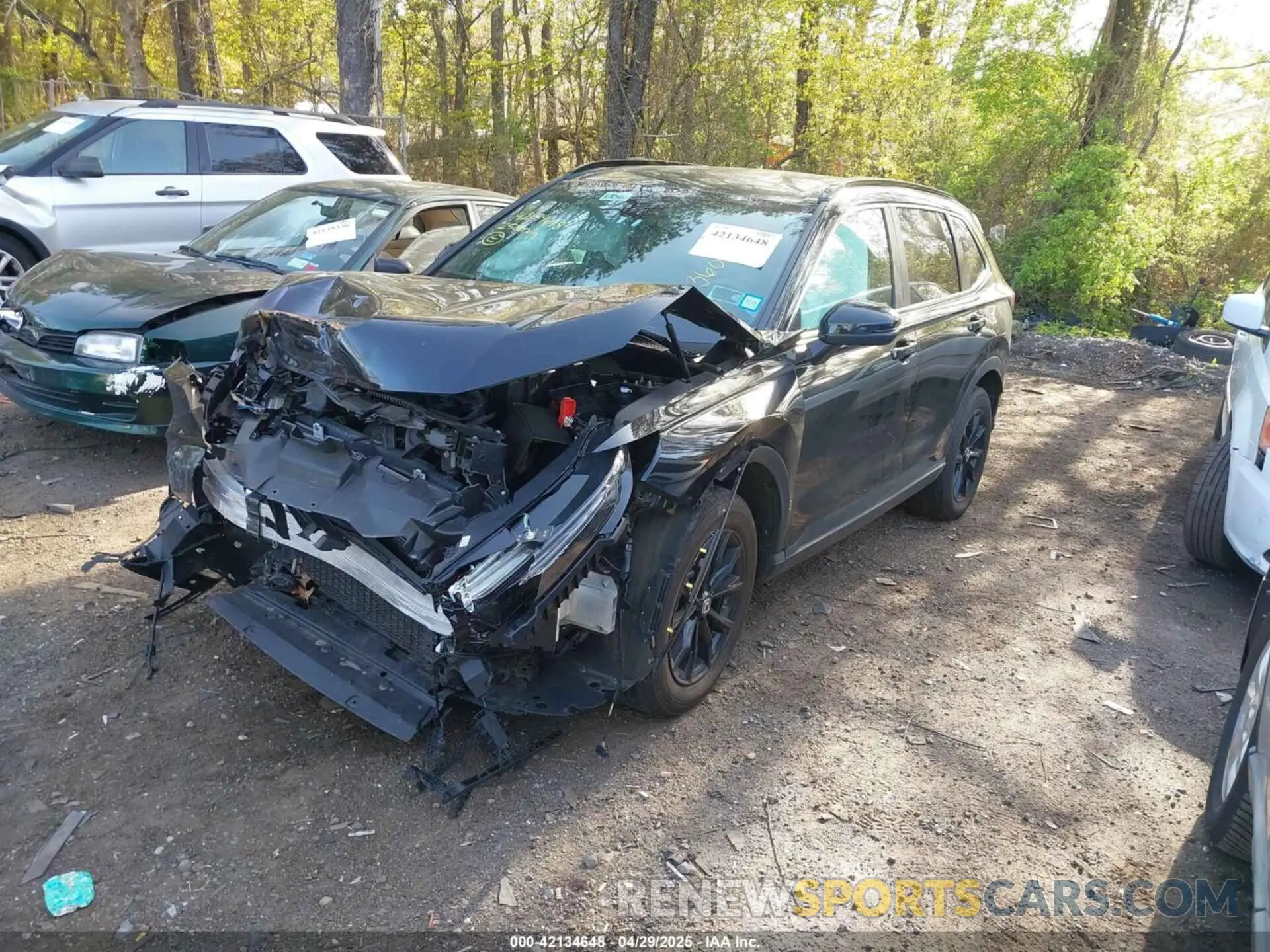 2 Photograph of a damaged car 5J6RS6H83SL004439 HONDA CR-V HYBRID 2025