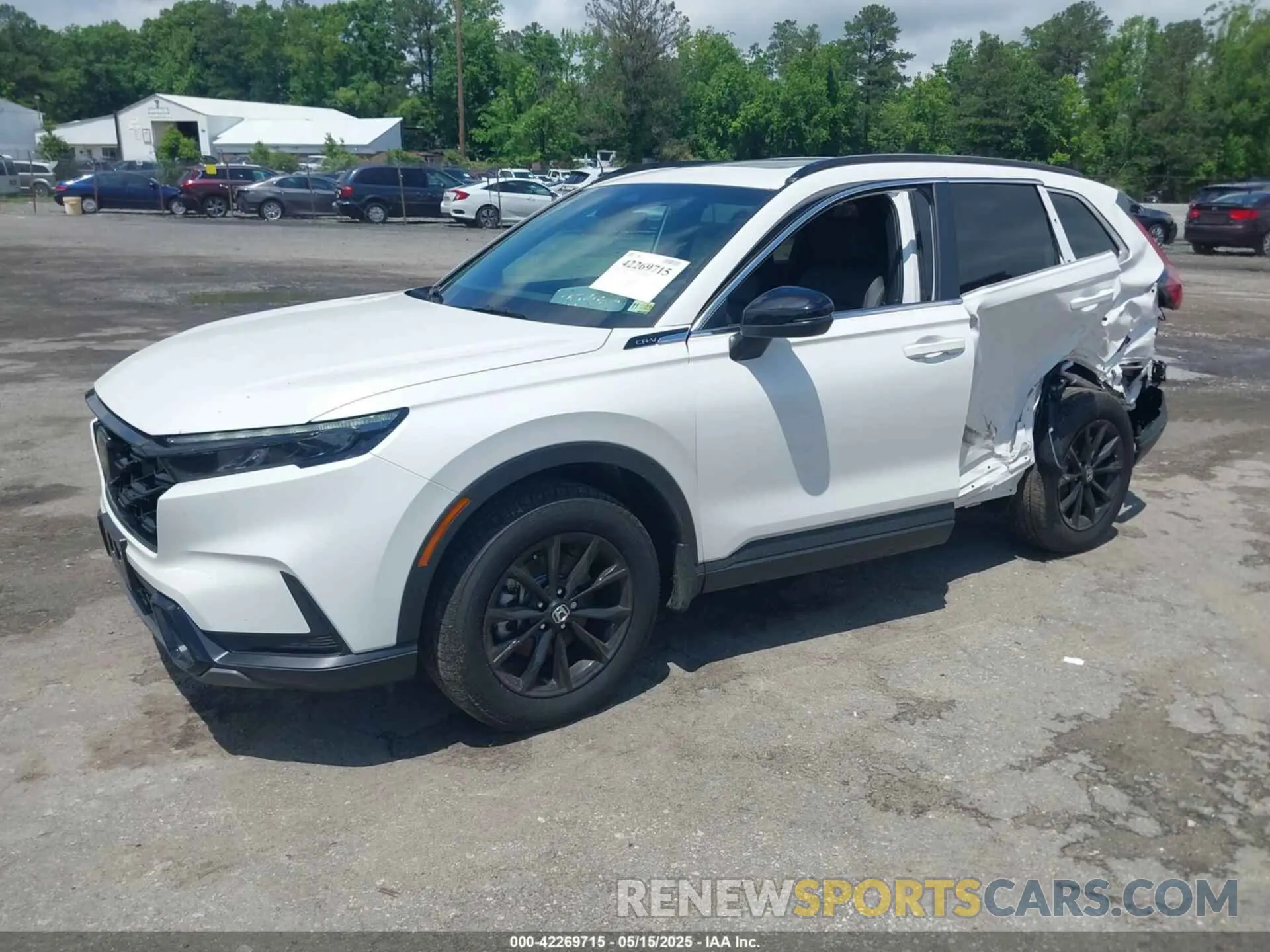 2 Photograph of a damaged car 5J6RS6H86SL021087 HONDA CR-V HYBRID 2025