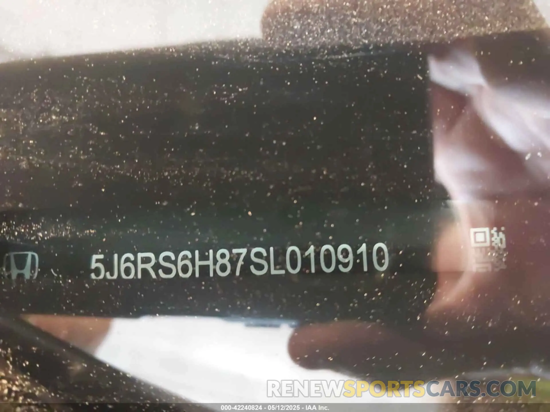 9 Фотография поврежденного автомобиля 5J6RS6H87SL010910 HONDA CR-V HYBRID 2025