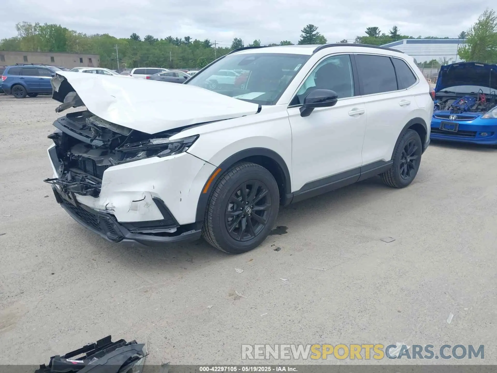 2 Photograph of a damaged car 7FARS6H80SE075899 HONDA CR-V HYBRID 2025