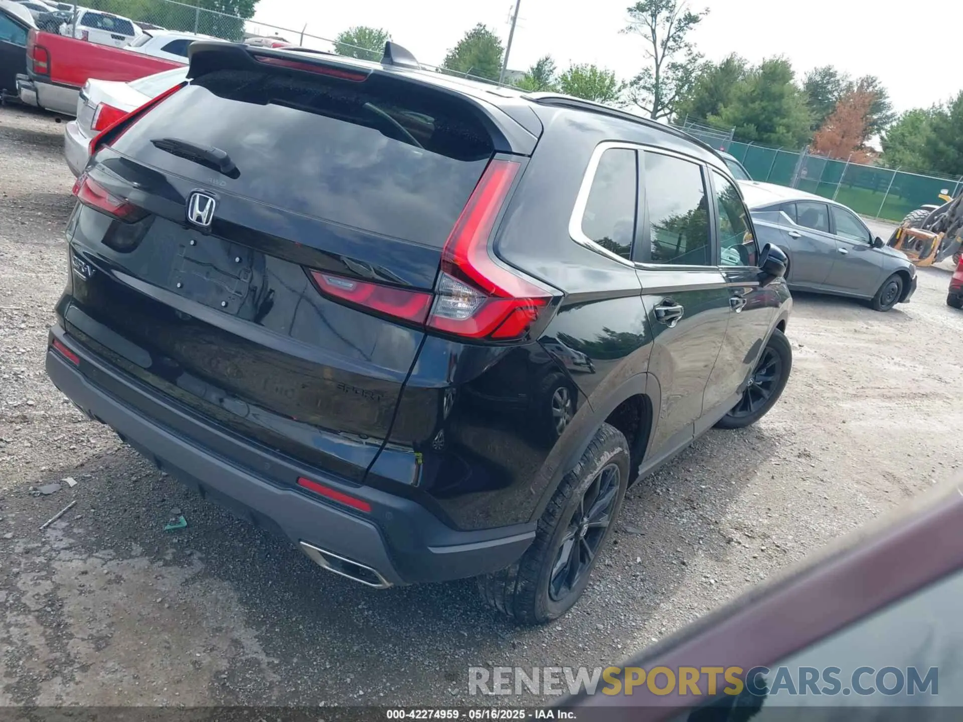 4 Фотография поврежденного автомобиля 7FARS6H86SE039876 HONDA CR-V HYBRID 2025