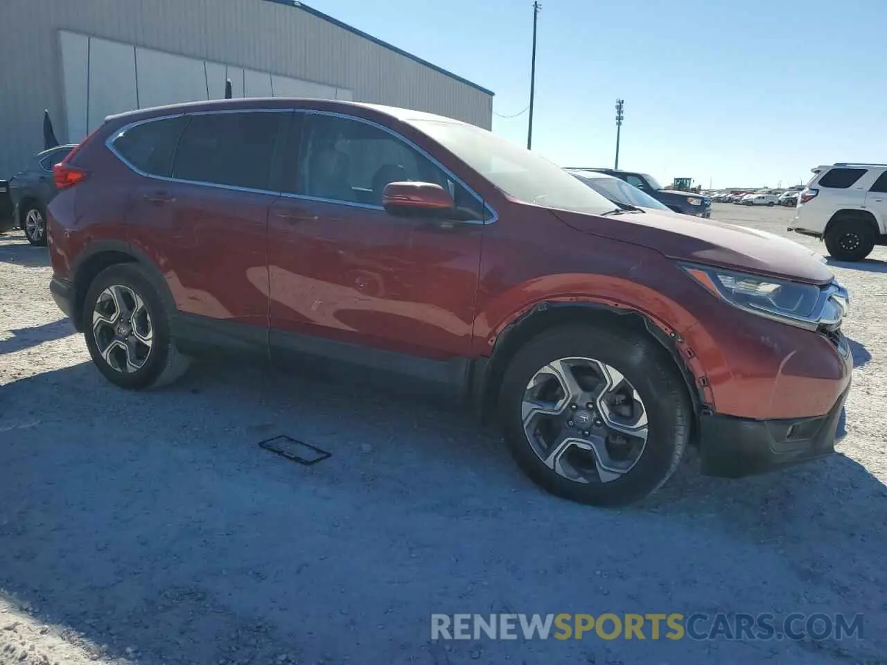 4 Photograph of a damaged car 2HKRW1H50KH506204 HONDA CRV 2019