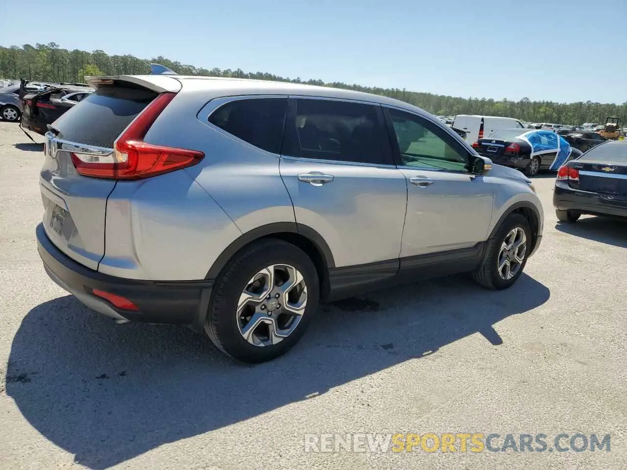 3 Photograph of a damaged car 2HKRW1H52KH506897 HONDA CRV 2019