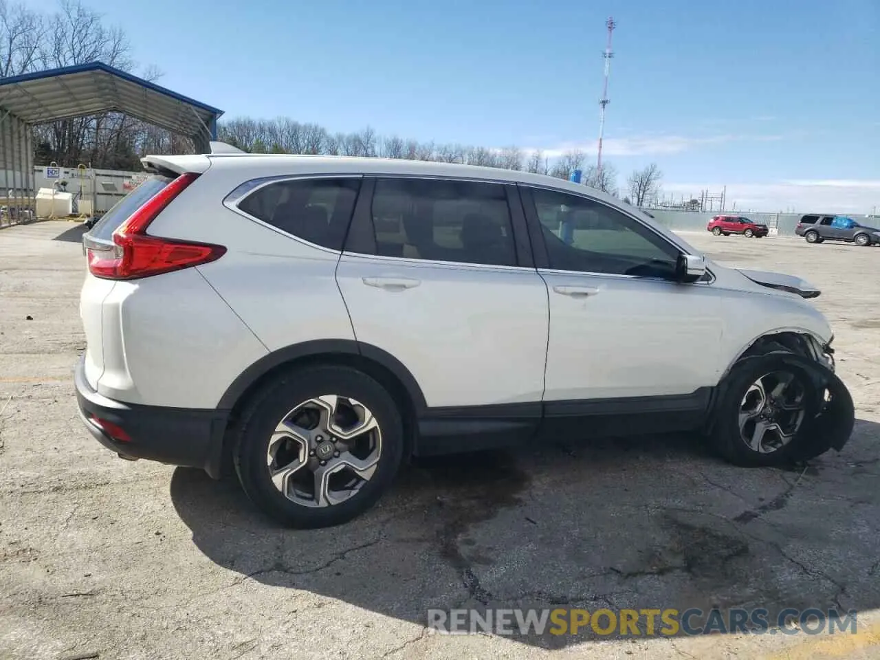 3 Photograph of a damaged car 2HKRW1H57KH511951 HONDA CRV 2019