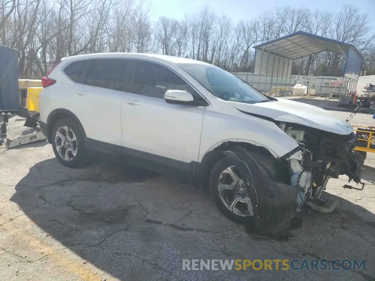 4 Photograph of a damaged car 2HKRW1H57KH511951 HONDA CRV 2019
