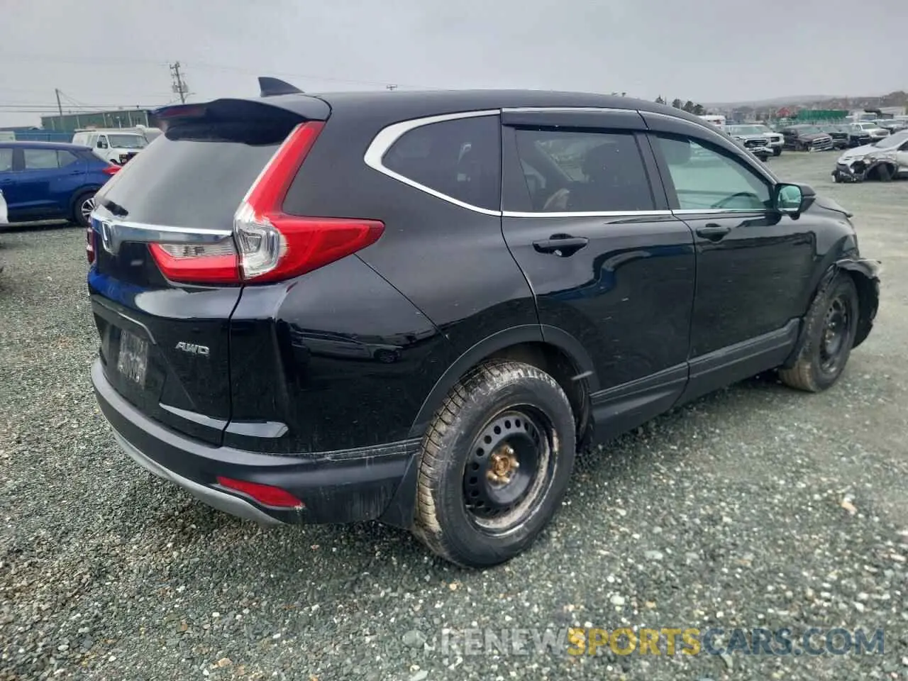 3 Photograph of a damaged car 2HKRW2H50KH142324 HONDA CRV 2019