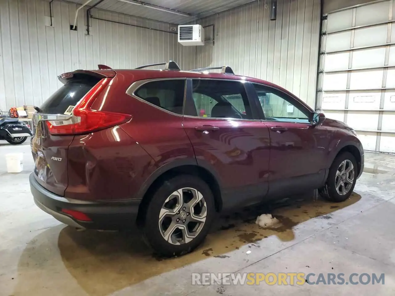 3 Photograph of a damaged car 2HKRW2H50KH649501 HONDA CRV 2019