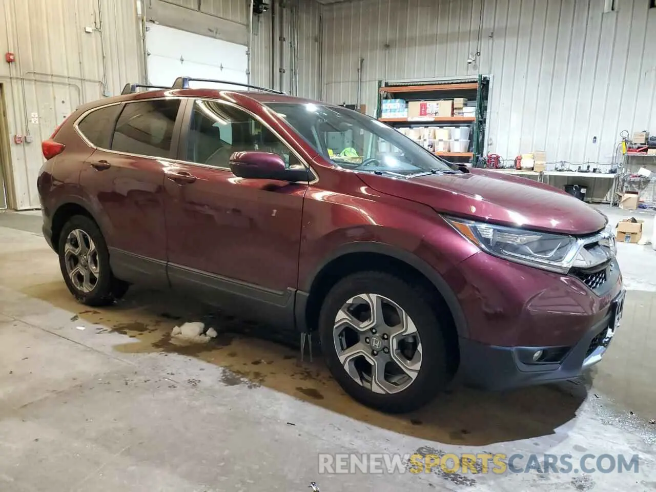 4 Photograph of a damaged car 2HKRW2H50KH649501 HONDA CRV 2019