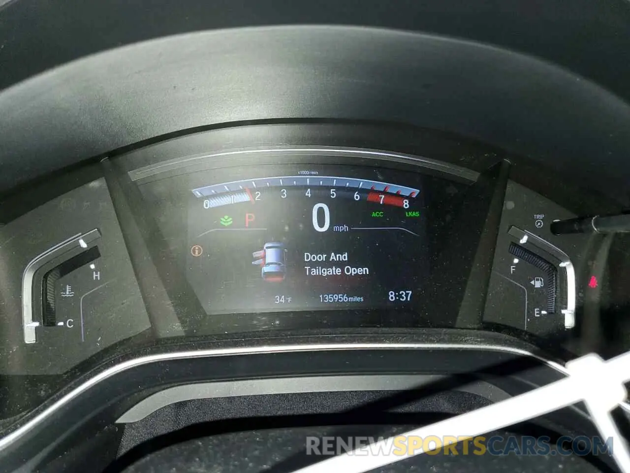 9 Photograph of a damaged car 2HKRW2H50KH649501 HONDA CRV 2019