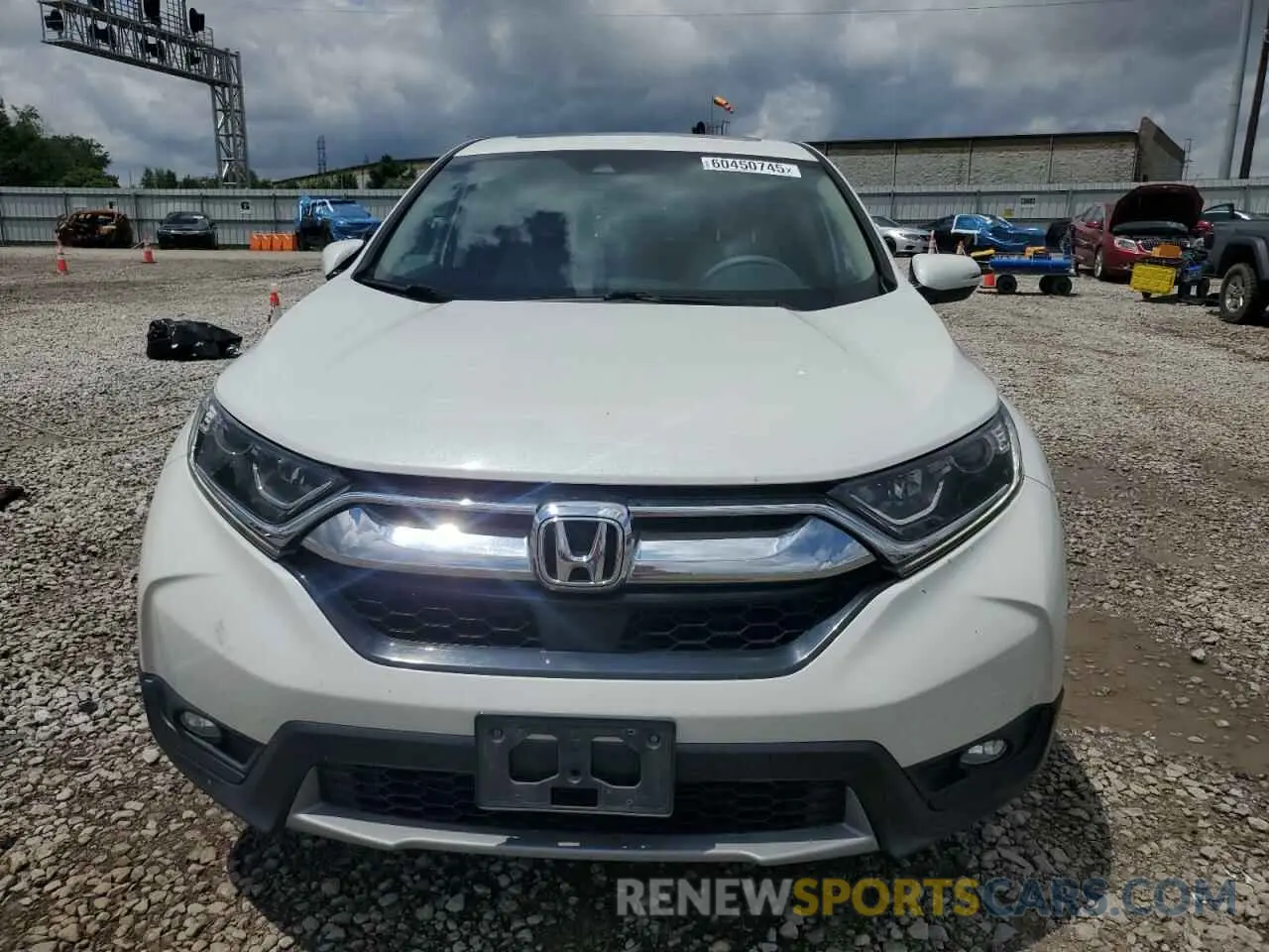 5 Photograph of a damaged car 2HKRW2H50KH664998 HONDA CRV 2019