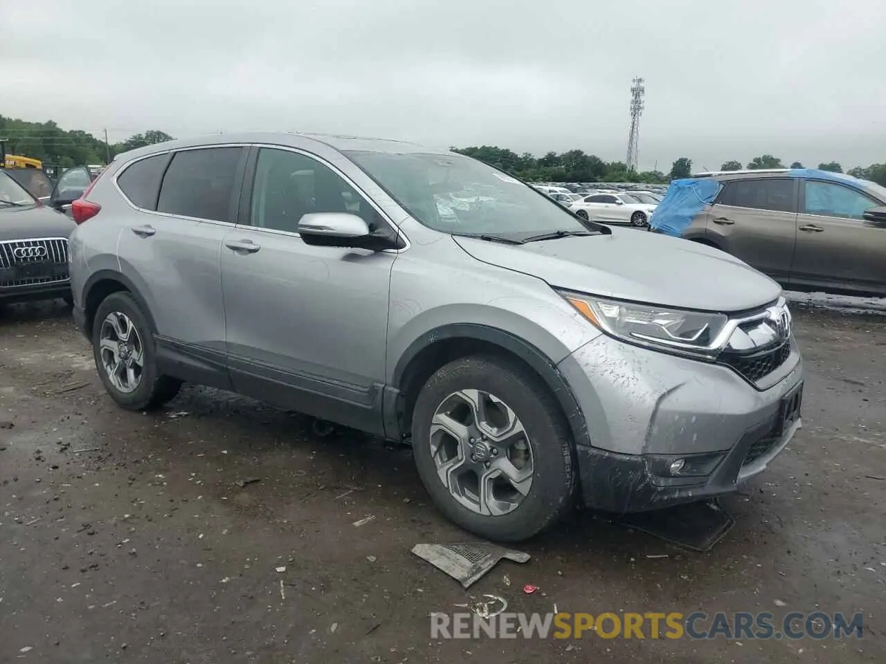 4 Фотография поврежденного автомобиля 2HKRW2H51KH609282 HONDA CRV 2019
