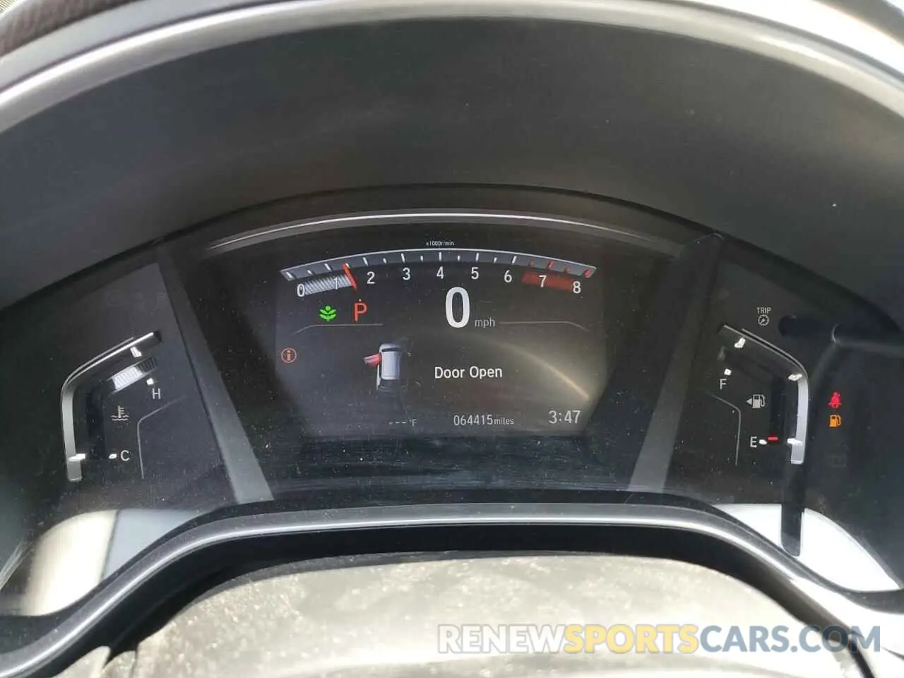 9 Photograph of a damaged car 2HKRW2H51KH609413 HONDA CRV 2019