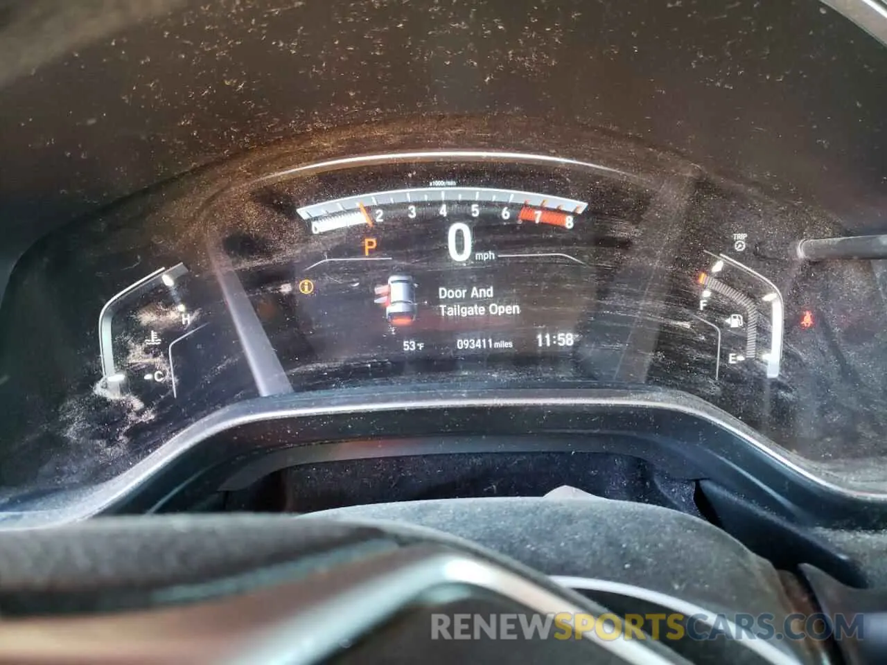 9 Photograph of a damaged car 2HKRW2H53KH630375 HONDA CRV 2019