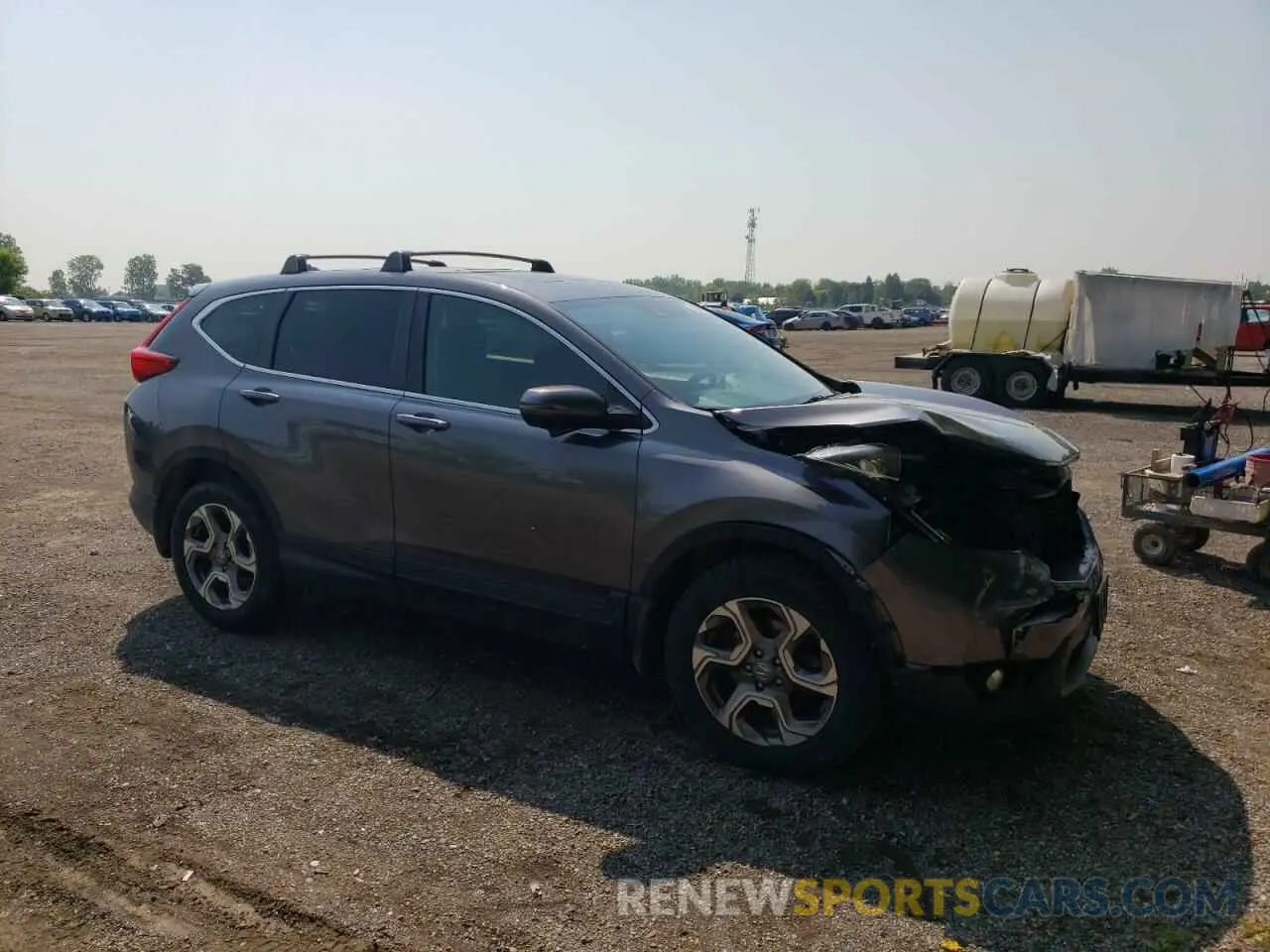4 Photograph of a damaged car 2HKRW2H54KH143685 HONDA CRV 2019