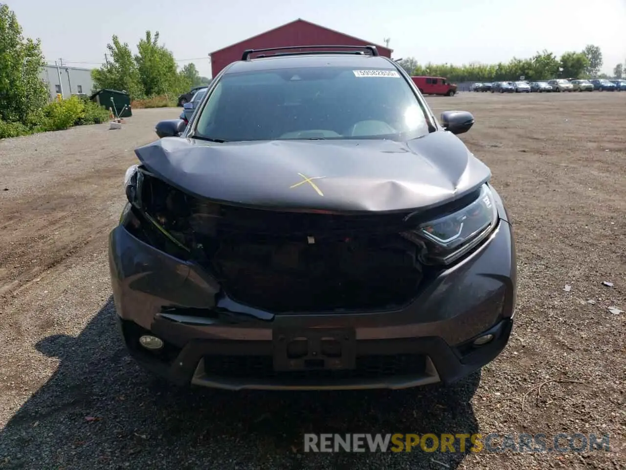 5 Photograph of a damaged car 2HKRW2H54KH143685 HONDA CRV 2019