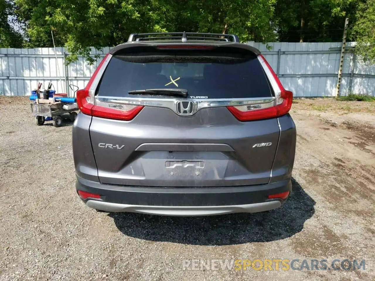 6 Photograph of a damaged car 2HKRW2H54KH143685 HONDA CRV 2019