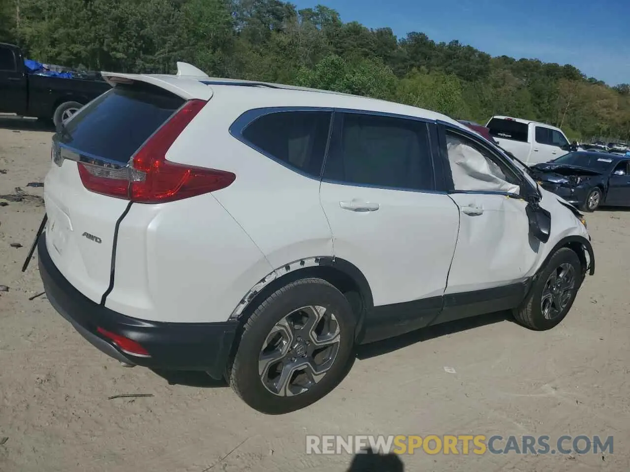 3 Фотография поврежденного автомобиля 2HKRW2H54KH652191 HONDA CRV 2019