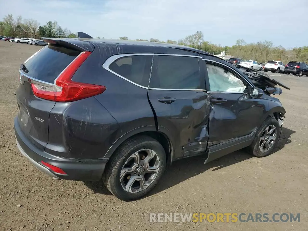 3 Фотография поврежденного автомобиля 2HKRW2H54KH666690 HONDA CRV 2019