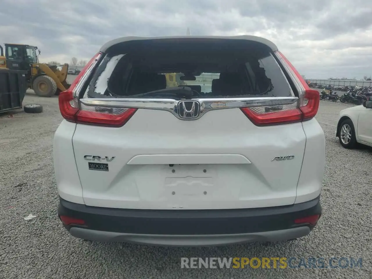 6 Photograph of a damaged car 2HKRW2H54KH674109 HONDA CRV 2019