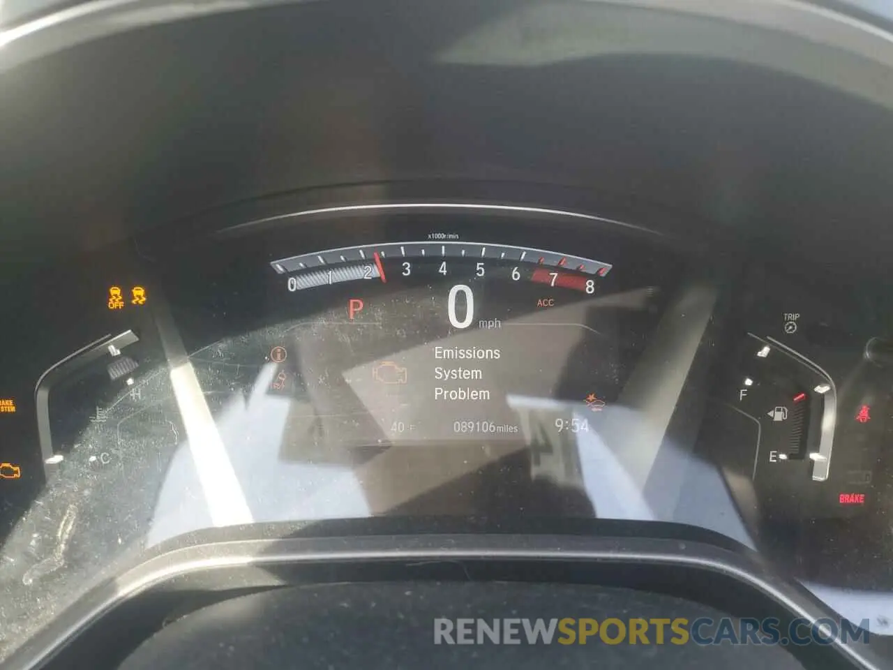 9 Photograph of a damaged car 2HKRW2H56KH671597 HONDA CRV 2019
