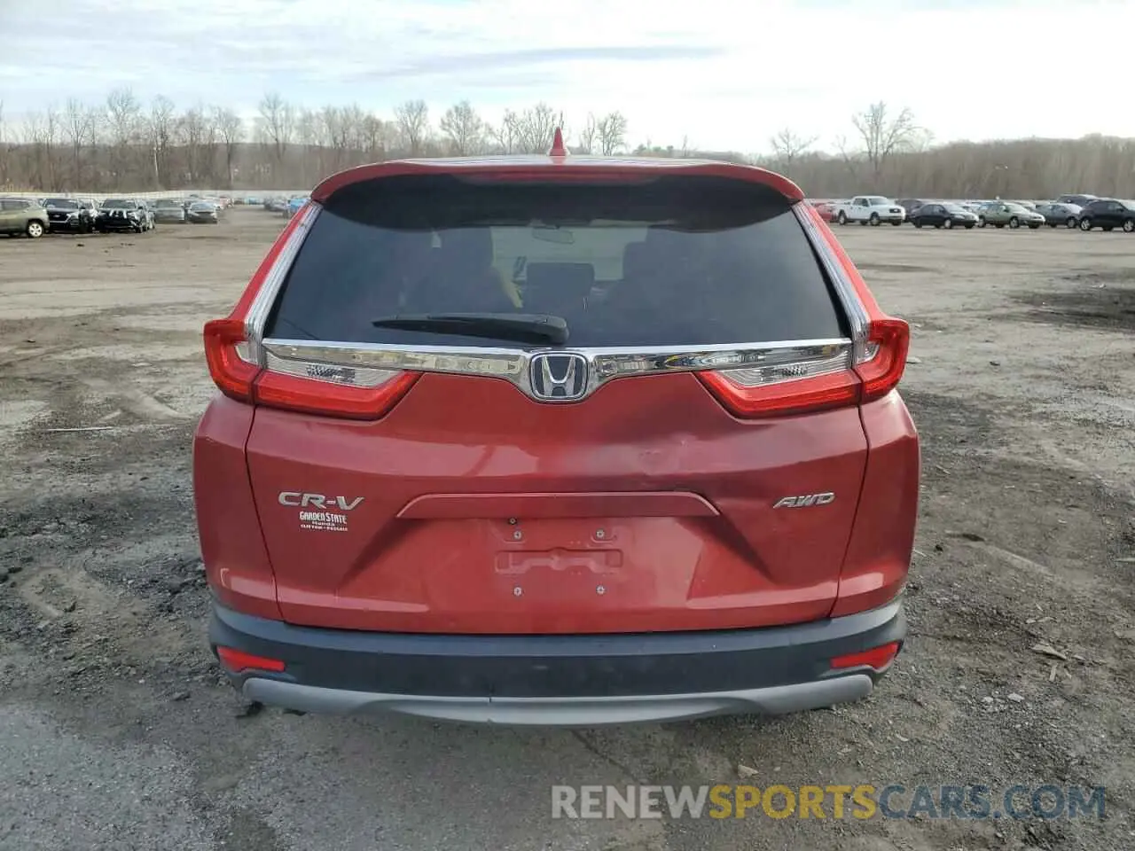6 Photograph of a damaged car 2HKRW2H57KH635630 HONDA CRV 2019