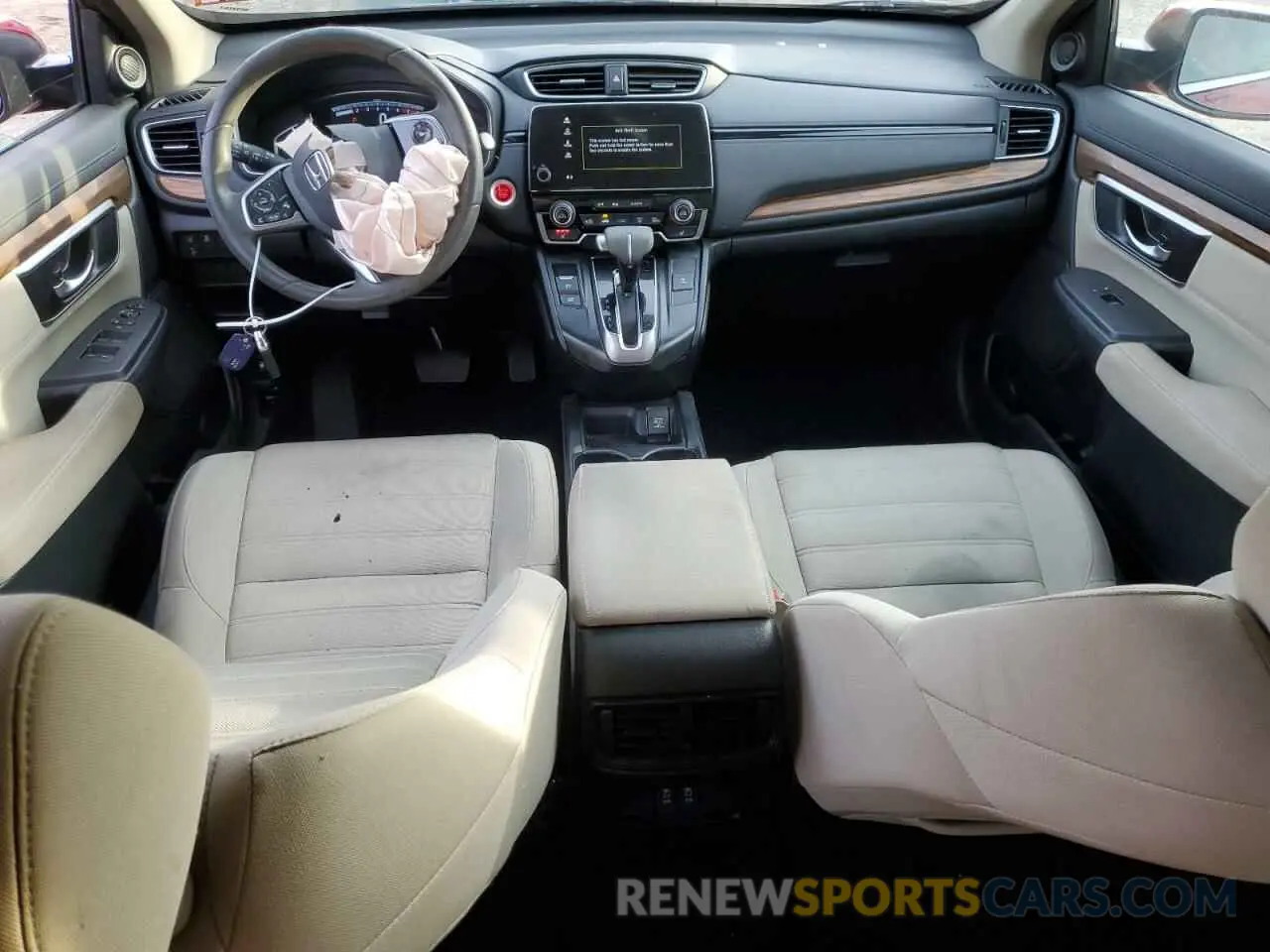 8 Photograph of a damaged car 2HKRW2H57KH635630 HONDA CRV 2019