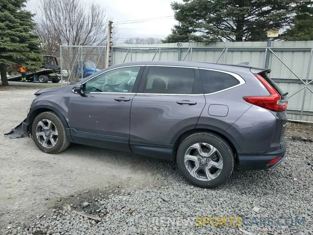 2 Photograph of a damaged car 2HKRW2H58KH636026 HONDA CRV 2019