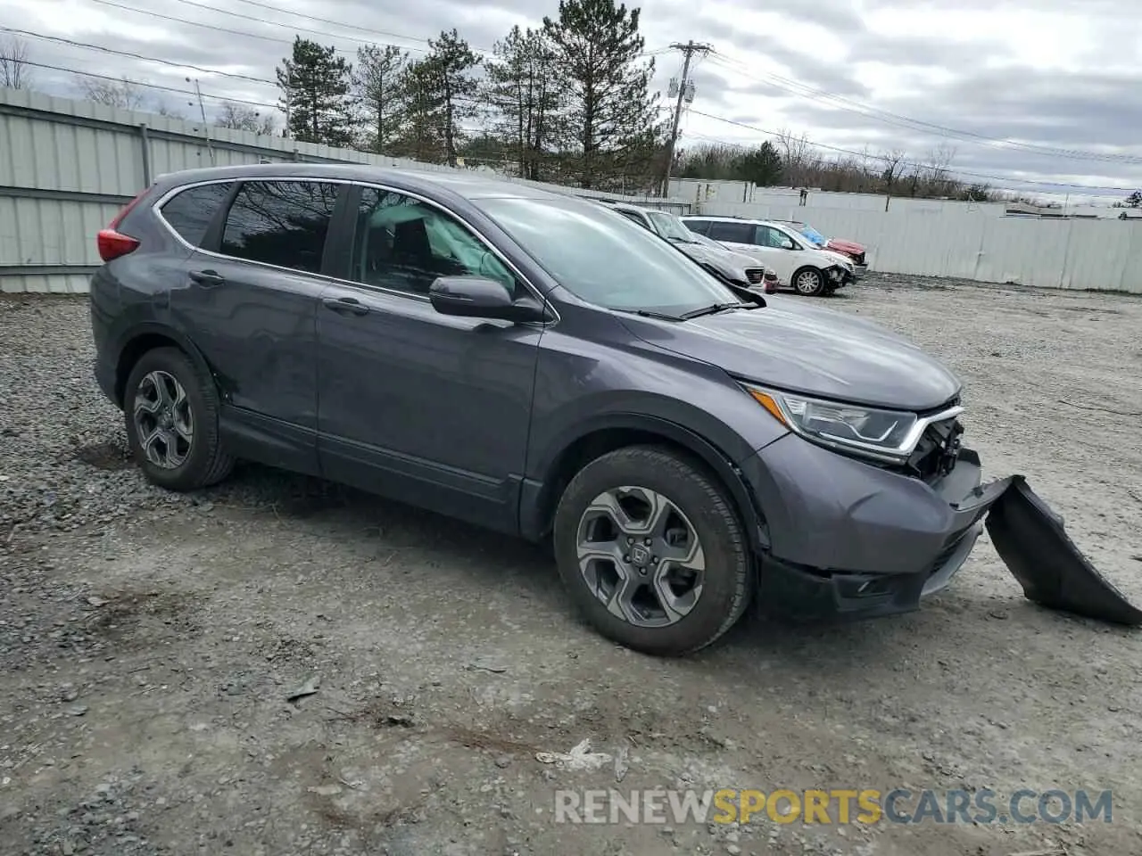 4 Photograph of a damaged car 2HKRW2H58KH636026 HONDA CRV 2019