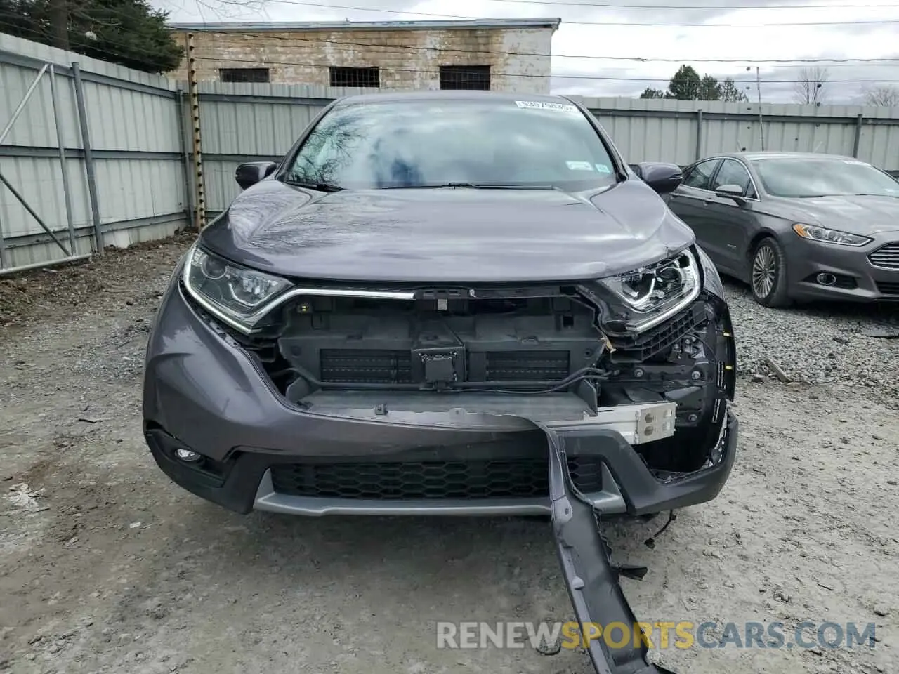 5 Photograph of a damaged car 2HKRW2H58KH636026 HONDA CRV 2019