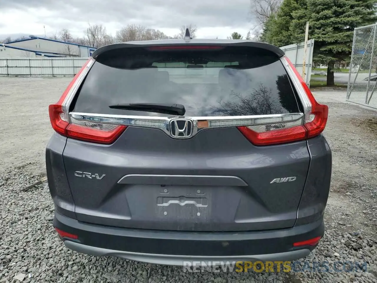 6 Photograph of a damaged car 2HKRW2H58KH636026 HONDA CRV 2019