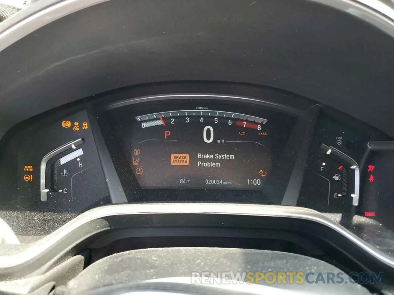 9 Photograph of a damaged car 2HKRW2H58KH650542 HONDA CRV 2019