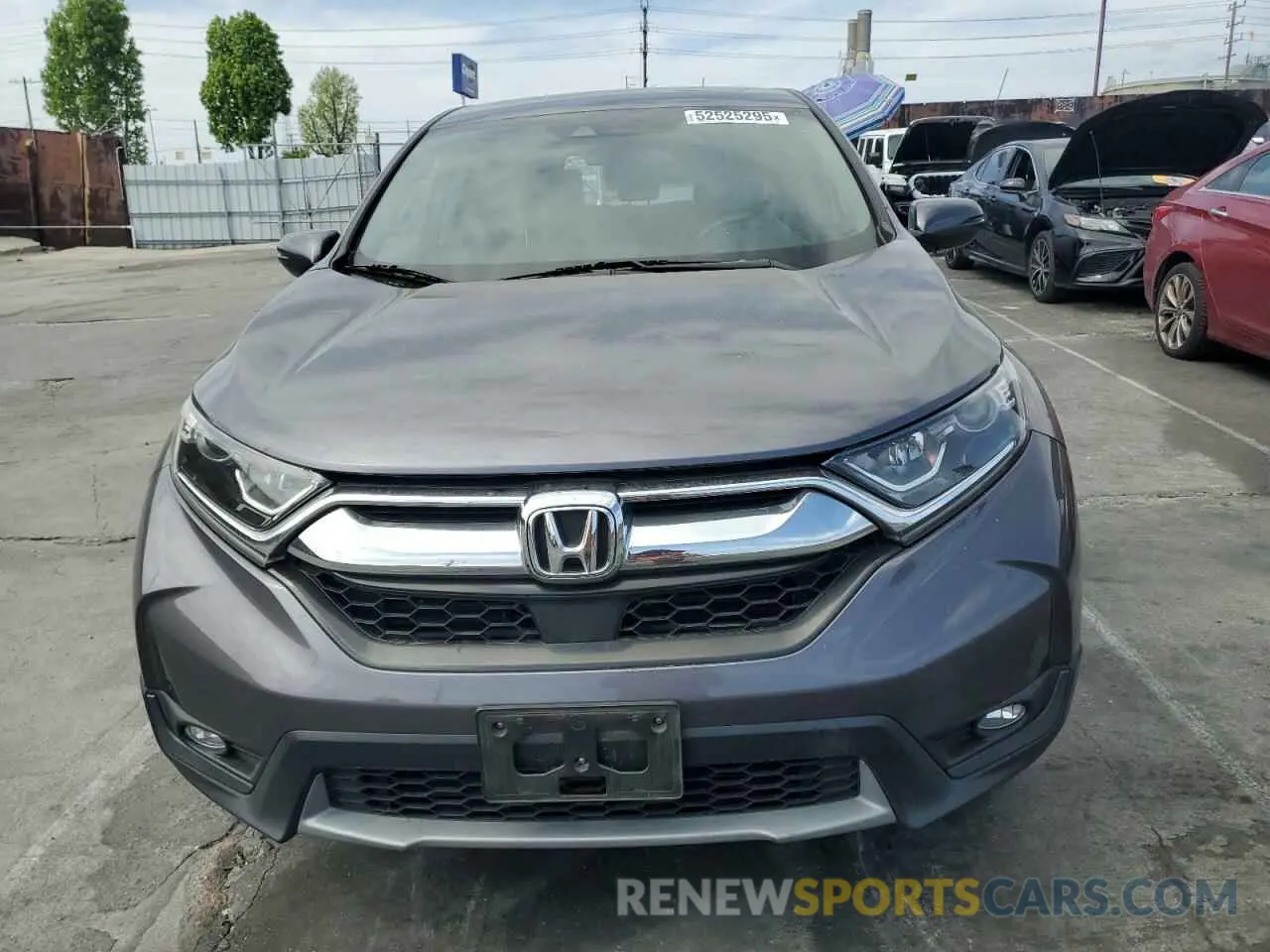 5 Фотография поврежденного автомобиля 2HKRW2H59KH650565 HONDA CRV 2019