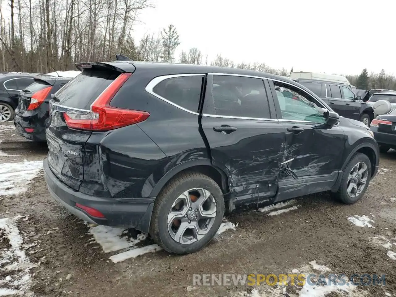 3 Photograph of a damaged car 2HKRW2H5XKH127779 HONDA CRV 2019