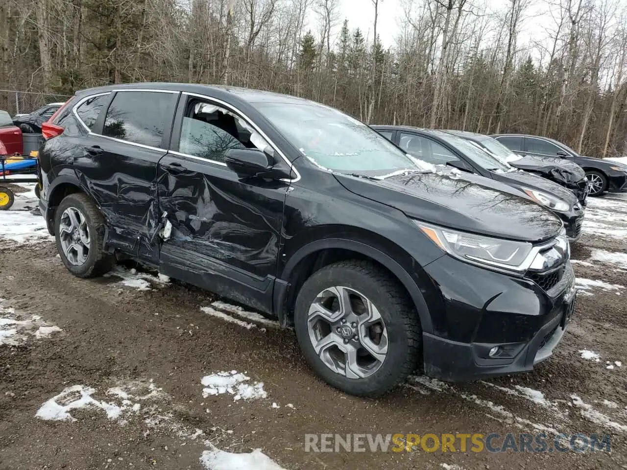4 Photograph of a damaged car 2HKRW2H5XKH127779 HONDA CRV 2019