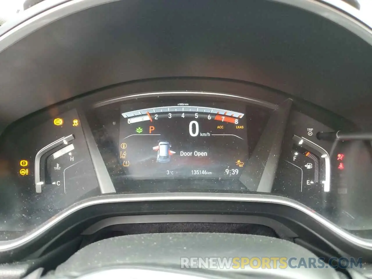 9 Photograph of a damaged car 2HKRW2H5XKH127779 HONDA CRV 2019