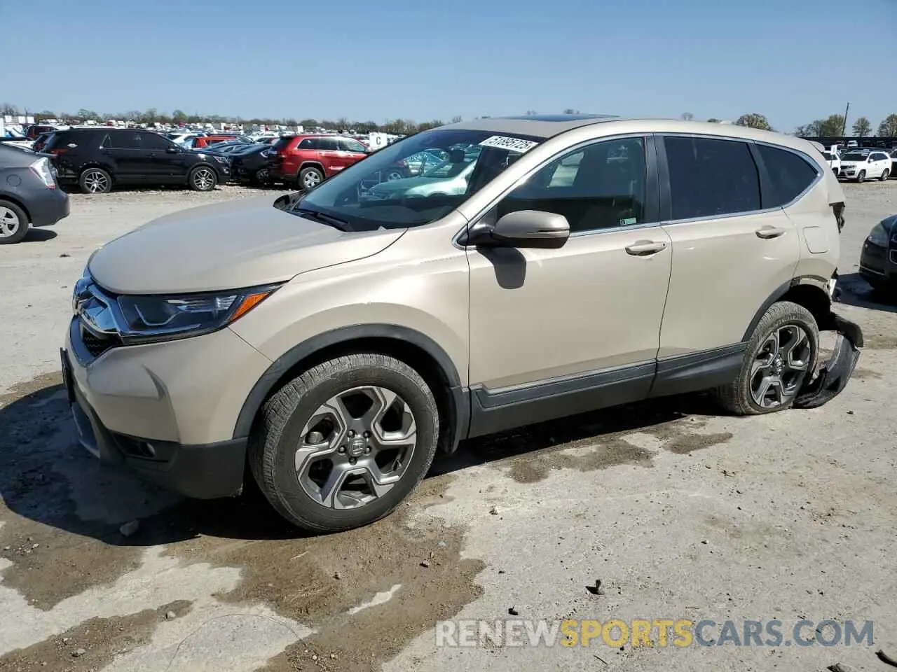 1 Фотография поврежденного автомобиля 2HKRW2H5XKH646220 HONDA CRV 2019