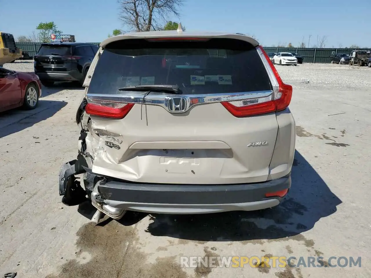 6 Фотография поврежденного автомобиля 2HKRW2H5XKH646220 HONDA CRV 2019