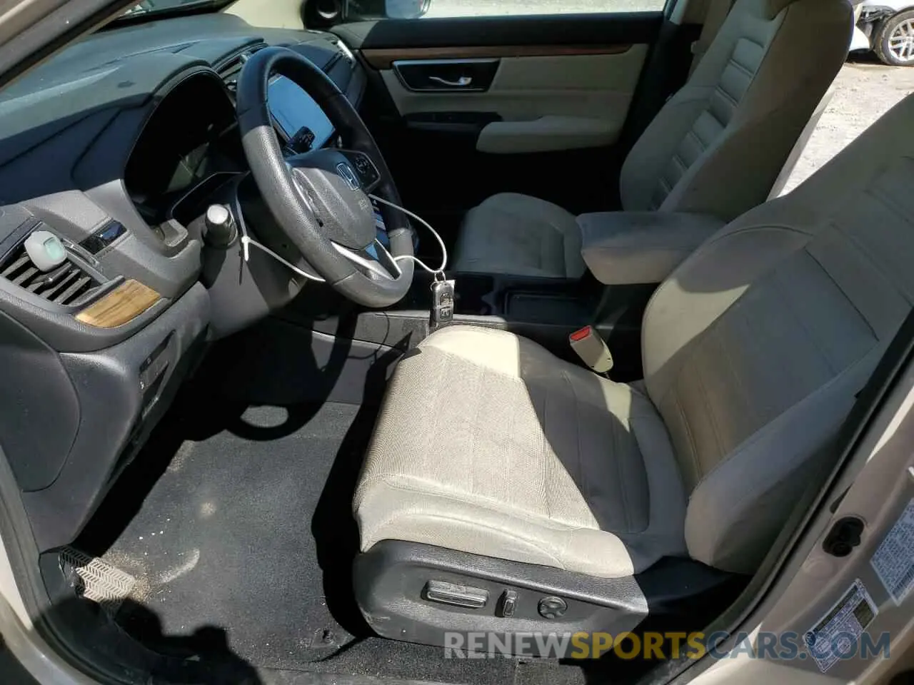 7 Фотография поврежденного автомобиля 2HKRW2H5XKH646220 HONDA CRV 2019