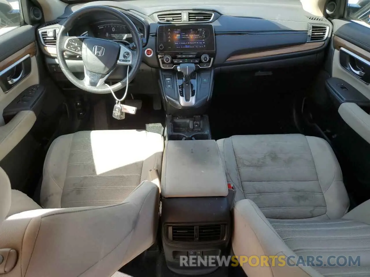 8 Фотография поврежденного автомобиля 2HKRW2H5XKH646220 HONDA CRV 2019