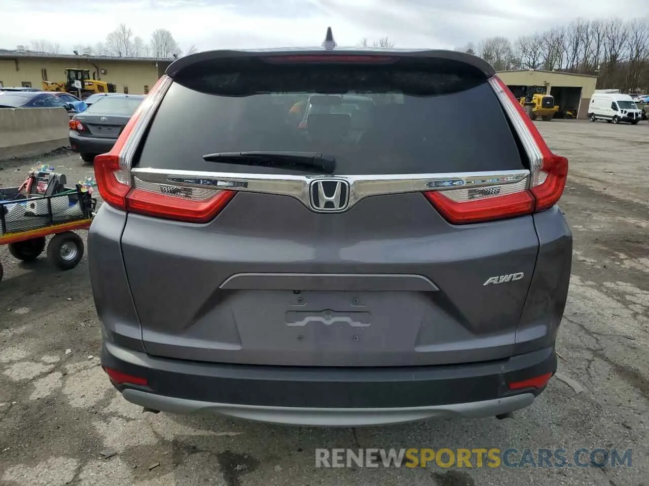 6 Photograph of a damaged car 2HKRW2H80KH658807 HONDA CRV 2019
