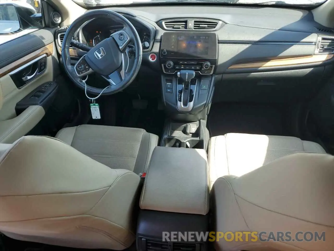 8 Photograph of a damaged car 2HKRW2H81KH647024 HONDA CRV 2019