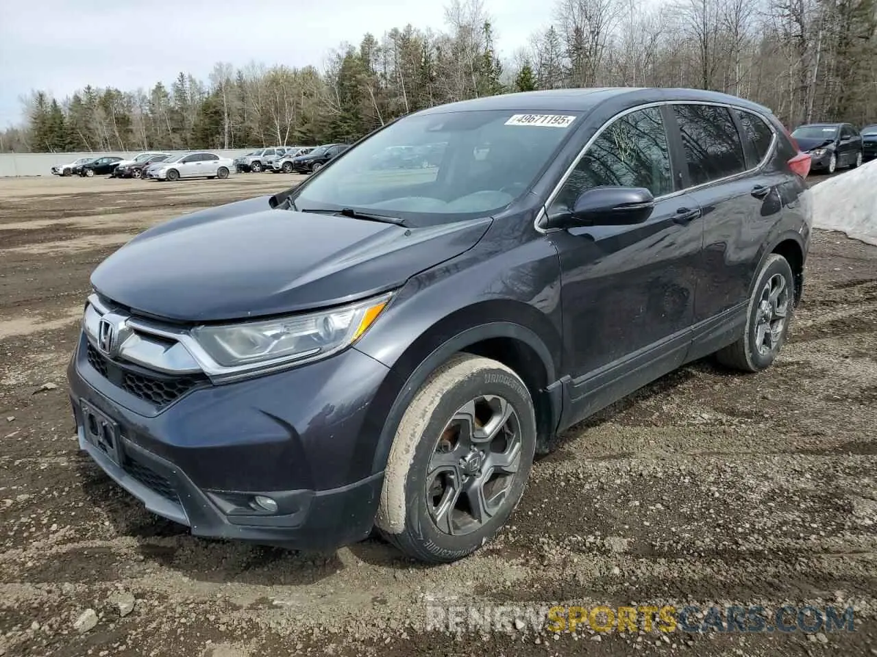1 Фотография поврежденного автомобиля 2HKRW2H82KH116639 HONDA CRV 2019