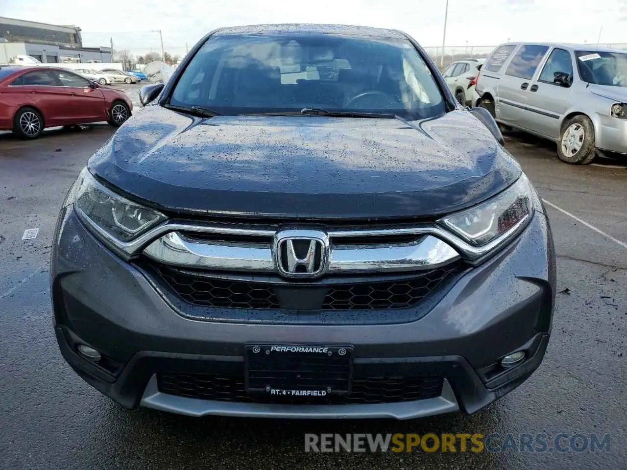 5 Photograph of a damaged car 2HKRW2H83KH644495 HONDA CRV 2019