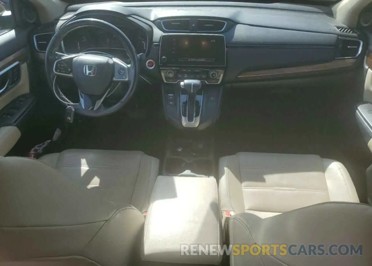 8 Photograph of a damaged car 2HKRW2H84KH611375 HONDA CRV 2019