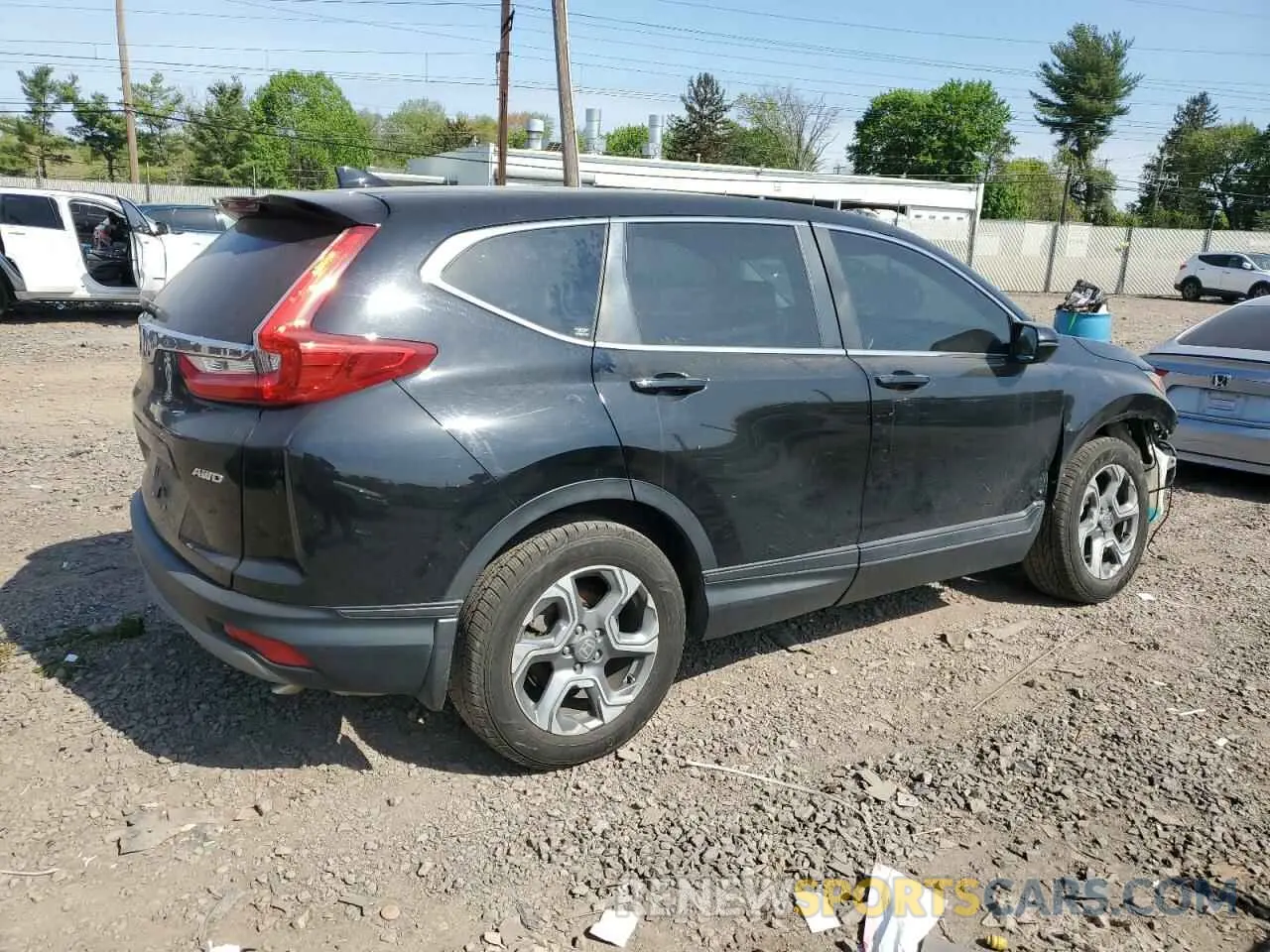 3 Фотография поврежденного автомобиля 2HKRW2H85KH658494 HONDA CRV 2019