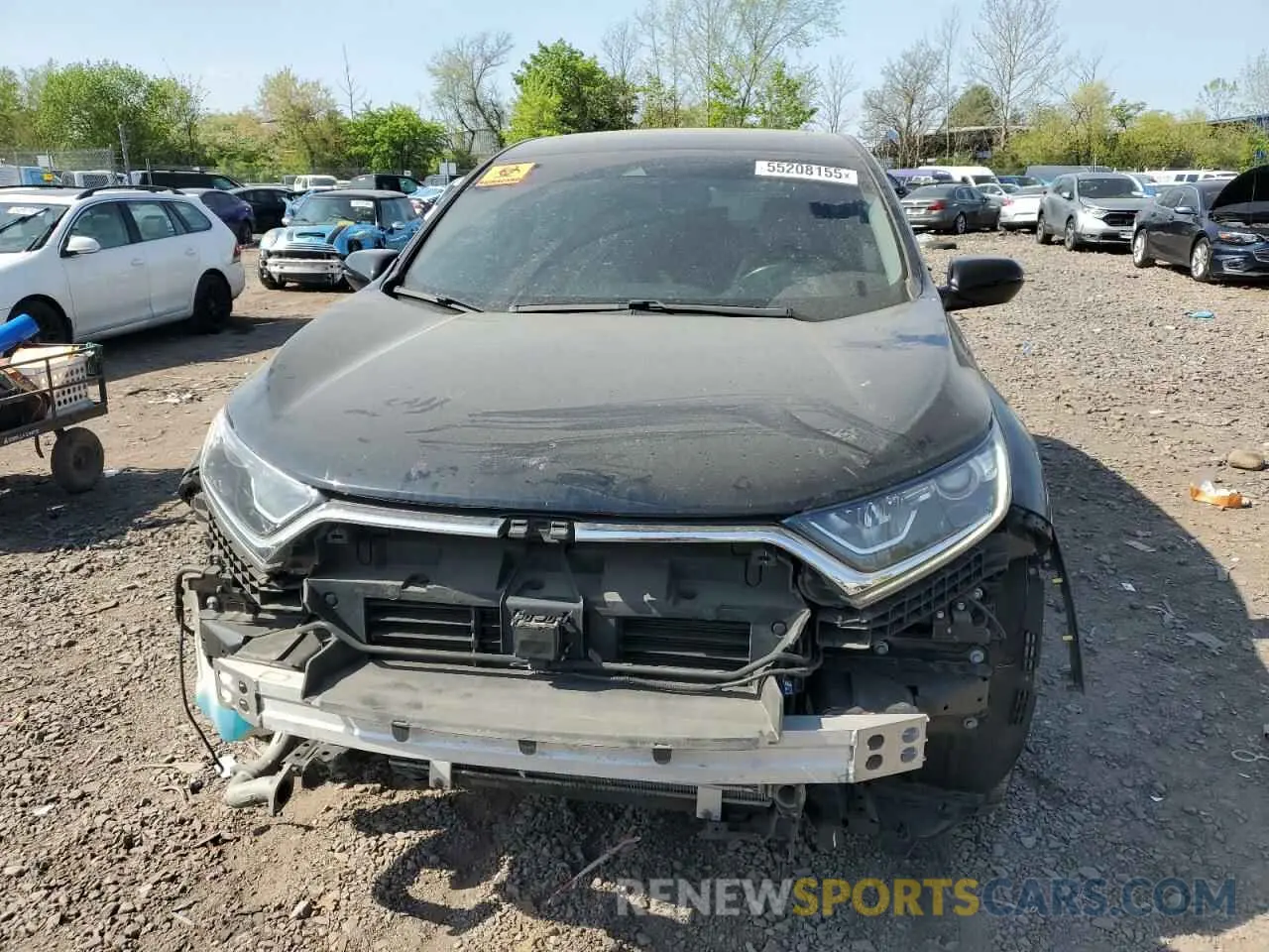 5 Фотография поврежденного автомобиля 2HKRW2H85KH658494 HONDA CRV 2019