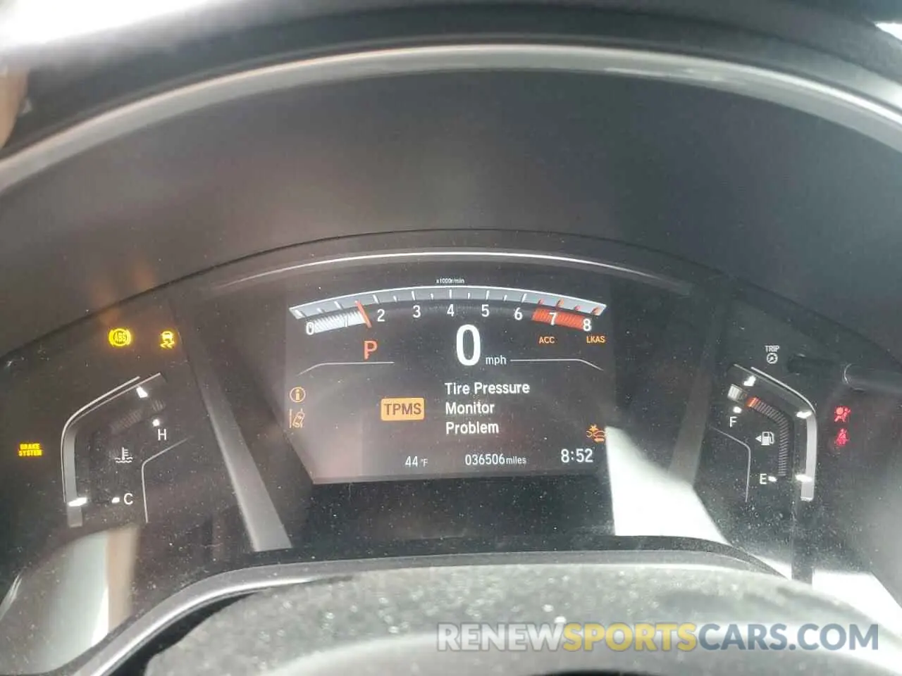 9 Photograph of a damaged car 2HKRW2H85KH665641 HONDA CRV 2019
