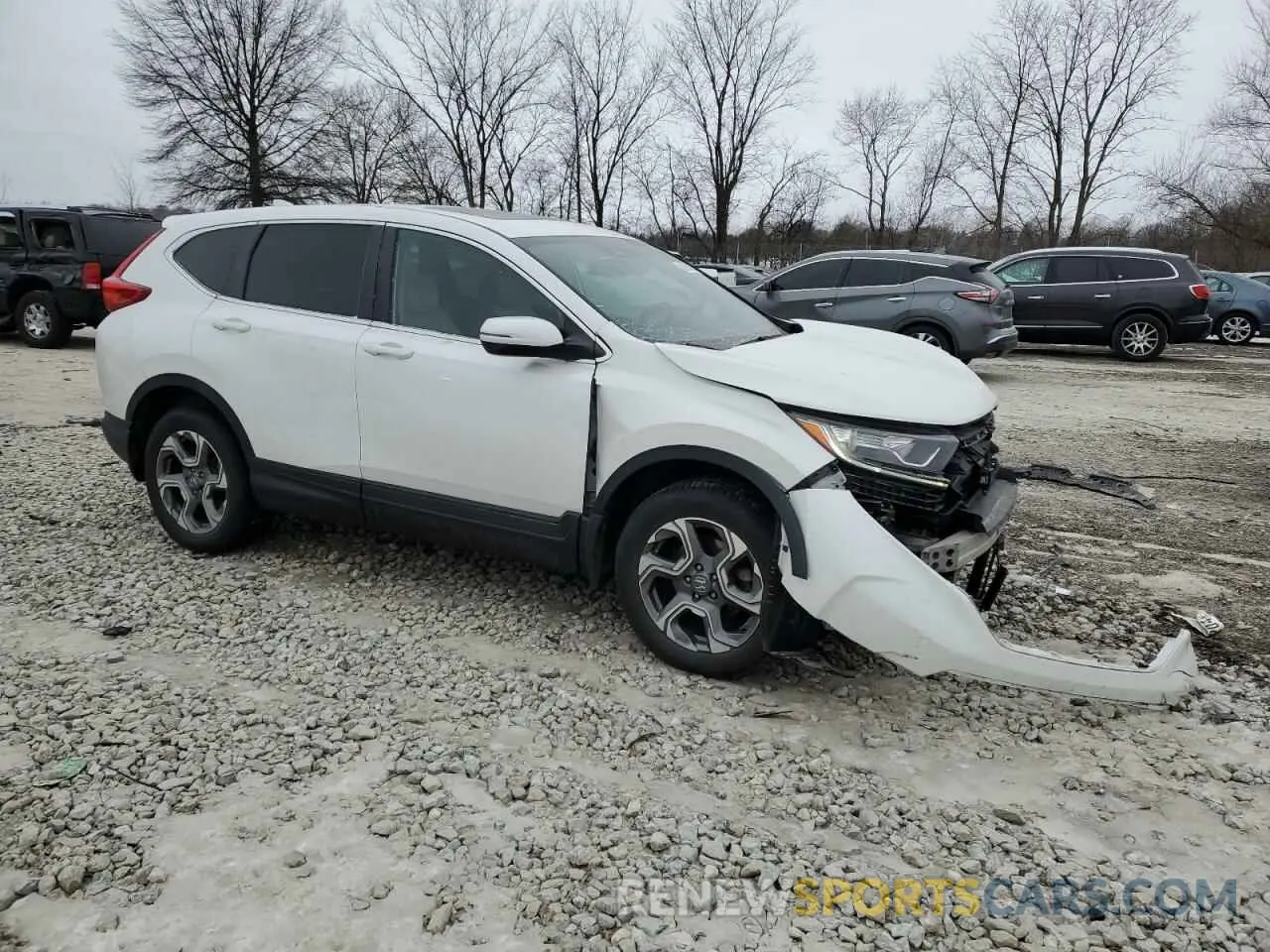 4 Photograph of a damaged car 2HKRW2H88KH654228 HONDA CRV 2019