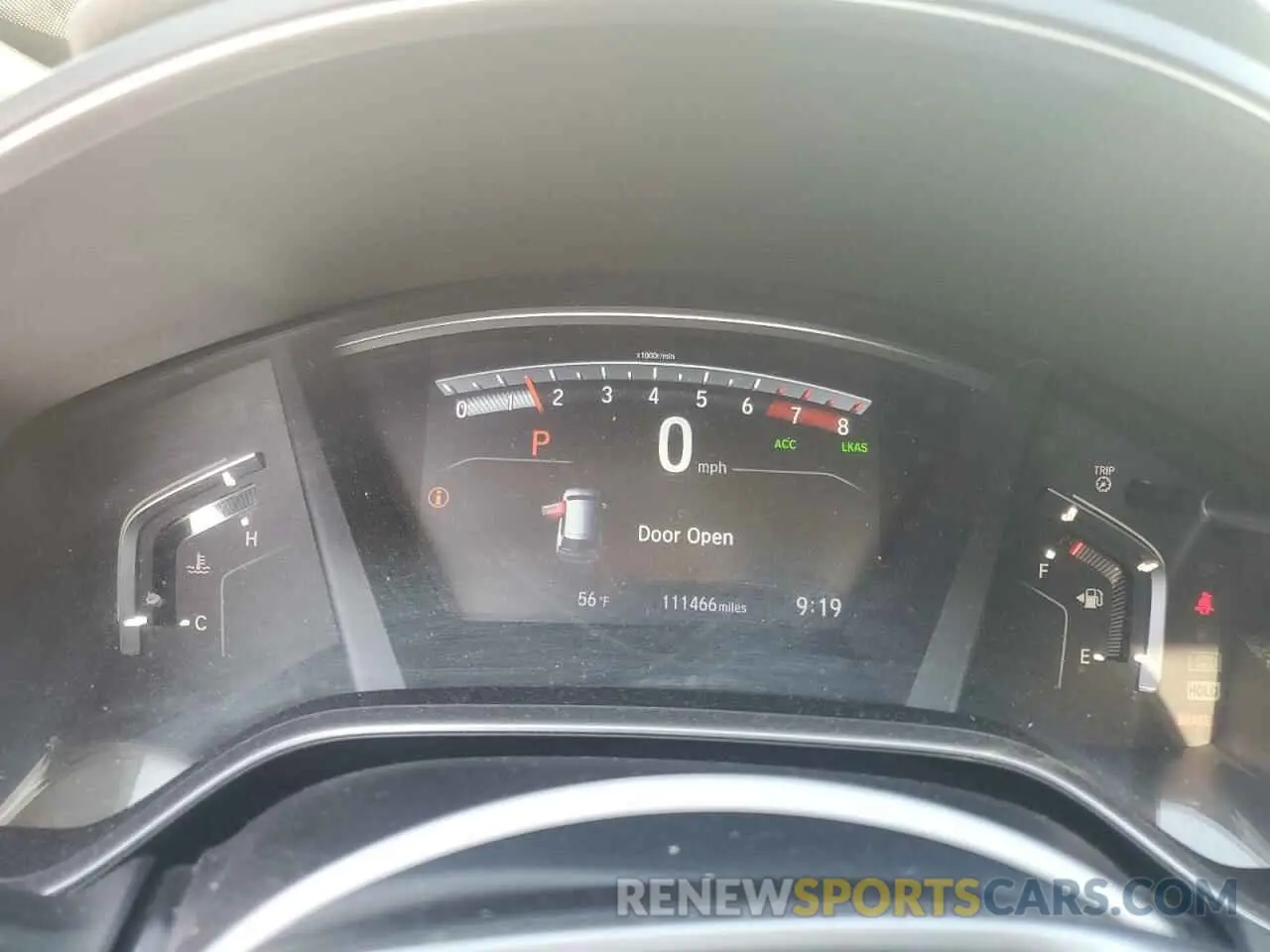 9 Photograph of a damaged car 2HKRW2H89KH612909 HONDA CRV 2019